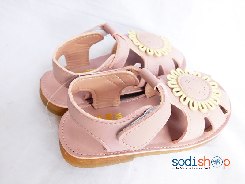 Chaussure Nue Pied Pour Petite Fille Couleur Beige WBM00108 – Image 2