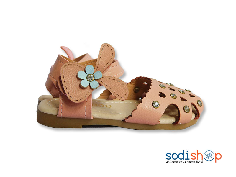 Chaussure Nue Pied Pour Petite Fille Couleur Beige WBM00108 – Image 2