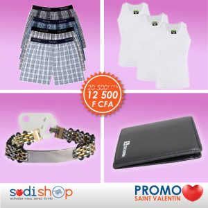 Kit Saint-Valentin Spécial Cadeaux Pour Homme - Pack de 9 Articles SODI00