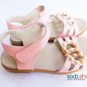 Nue Pie Sandale Pour Petite Fille Couleur Beige WBM00108