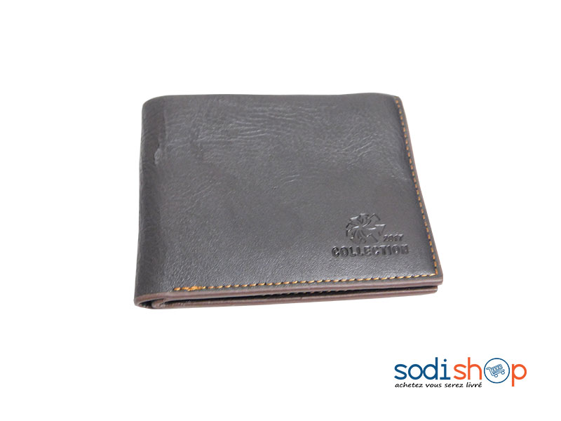 Porte-Monnaie en Cuir Couleur Marron - Pour Homme SODI00