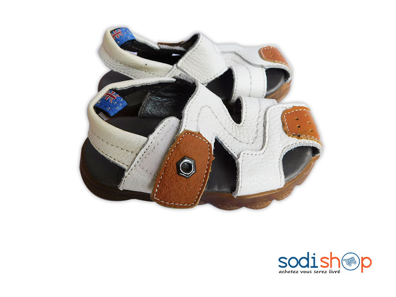 Sandale Pour Petit Garçons en Simili Cuir WBM00108