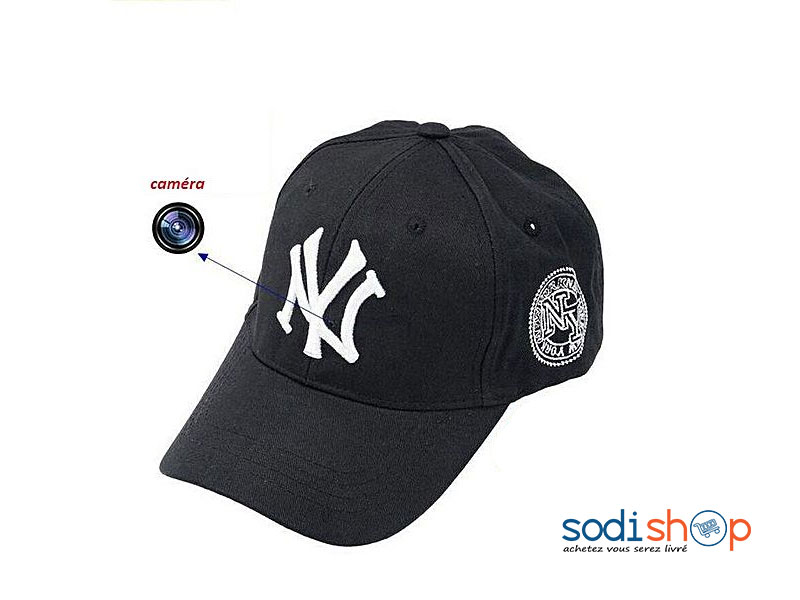 Casquette NY avec Caméra Espion Full HD - SODI00
