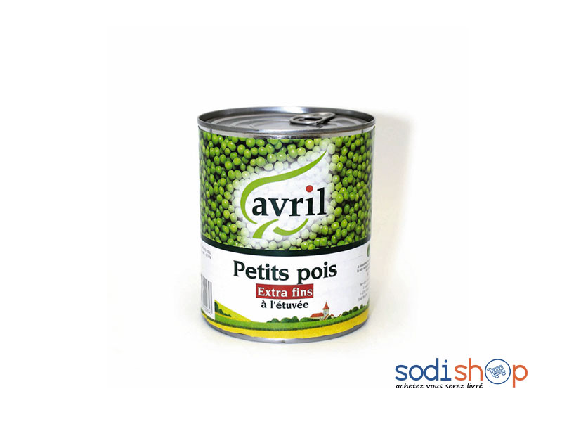 Petits Pois Avril 800G - Délicieux et Extra Fins- KF00116