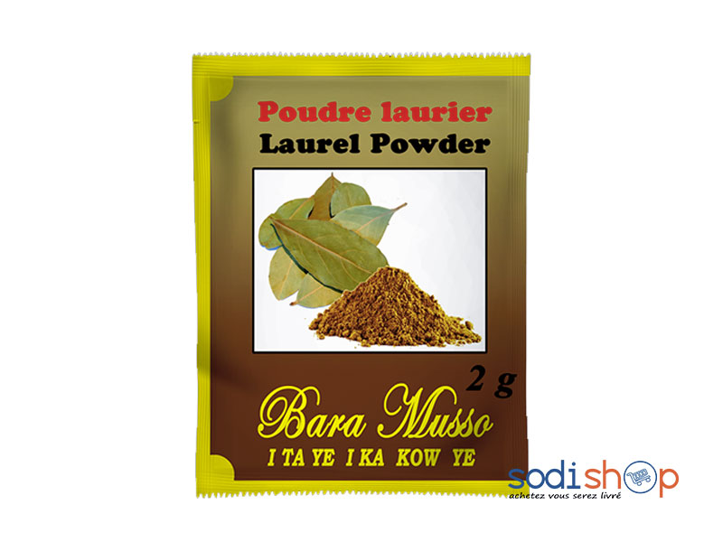 Poudre de Laurier Bara Musso 100% Bio - Assaisonnement Pour Bouillon 2g KF00116