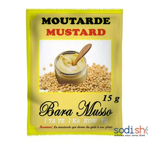Moutarde Bara Musso 100% Bio - Assaisonnement Pour Bouillon 15g KF00116