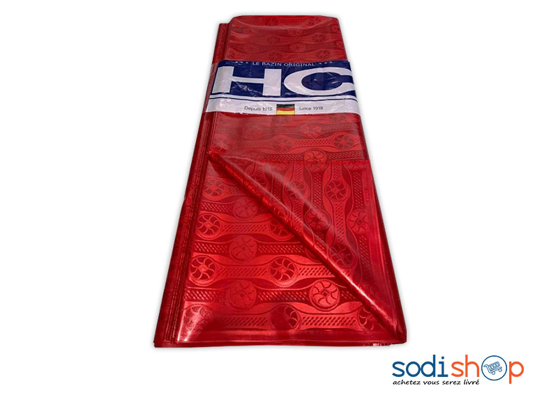 Bazin Riche - Getzner HC – Couleur Rouge 1 Mètre AB00132