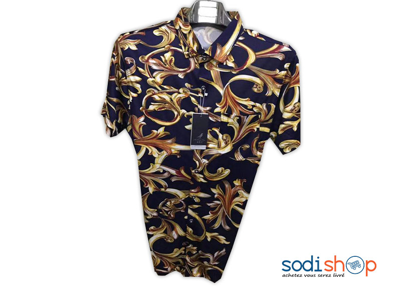Chemise Homme - Motif Imprimé - Manche Courte BK0096