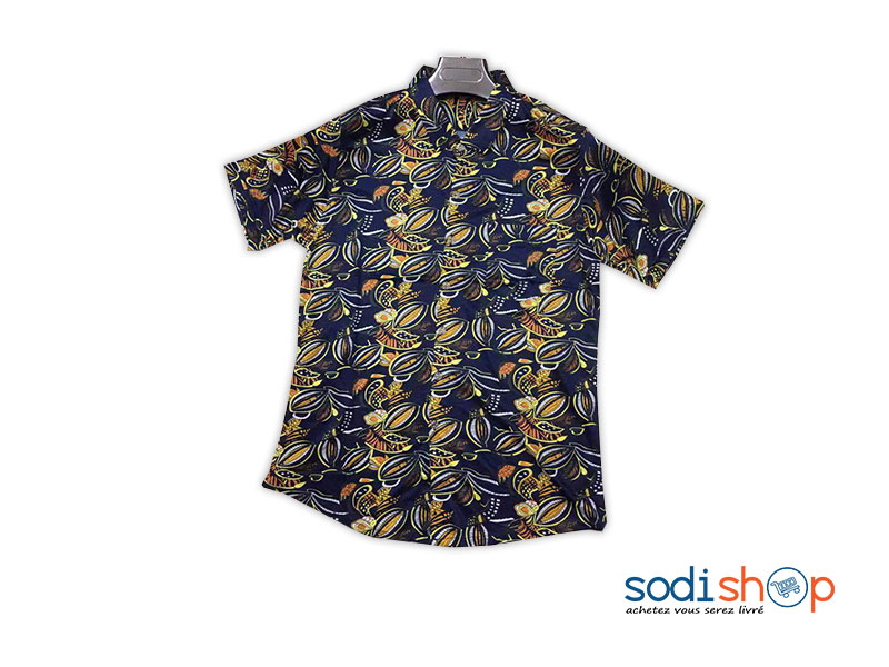 Chemise Homme - Manche courte - à Motif Imprimé - BK0096