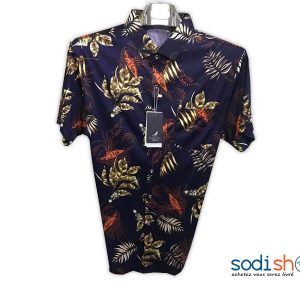 Chemise Homme - Manche Courte – Motif Imprimé BK0096