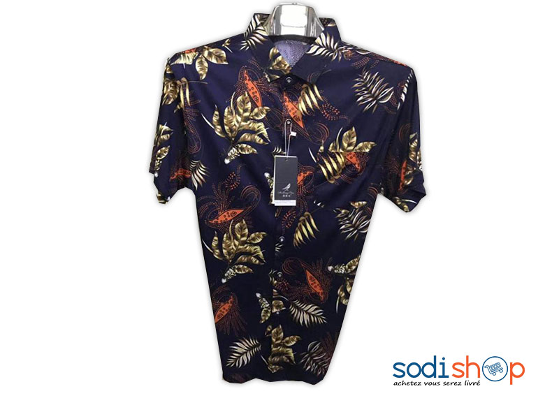 Chemise Homme - Manche Courte – Motif Imprimé BK0096