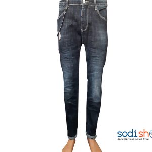 Jean Slim Haute Qualité Couleur Bleu Foncé - Pour Homme BK0096