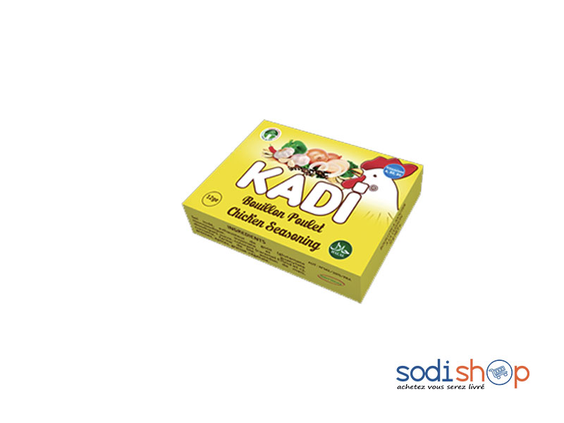 Tablette Pour Bouillon KADI Saveur Poulet - Assaisonnement 10g KF00116