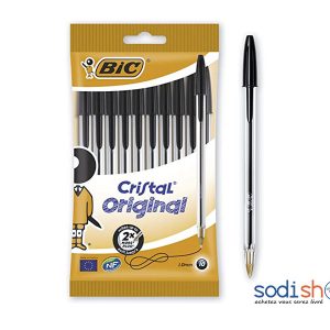 Stylo à Bille - Bic Original Couleur d’Ecriture Noir Boite de 50 Pièces SF00117