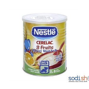 Nestlé Cerelac 3 Fruits - Complément Alimentaire Pour Enfant Dès 8 Mois 400g SF00117