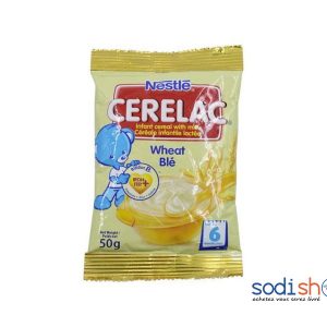 Nestlé Cerelac Blé Wheat - Pour Enfant Dès 6 Mois Sachet de 50g SF00117