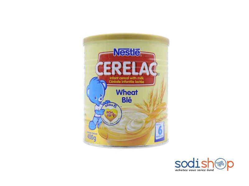 Nestlé Cerelac Blé Wheat 400g - Pour Enfant Dès 6 Mois SF00117