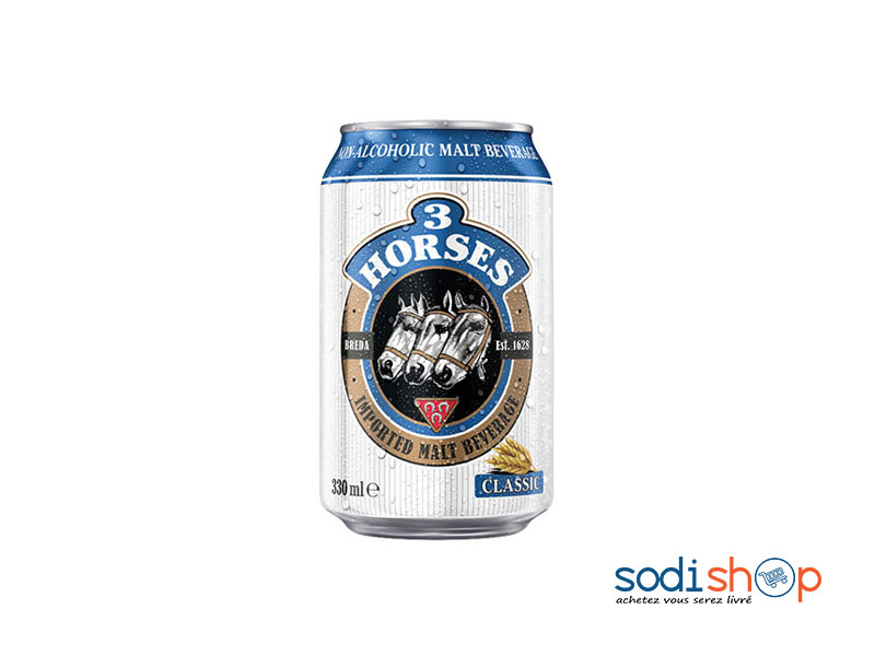 Boisson Energétique - 3 Horses Classic 330ml KF00116