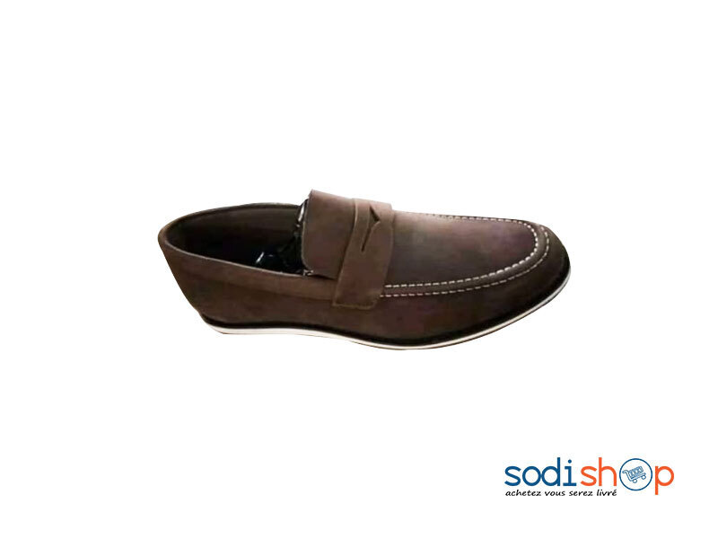 Chaussure Mocassin Pour Homme Couleur Marron KO00124