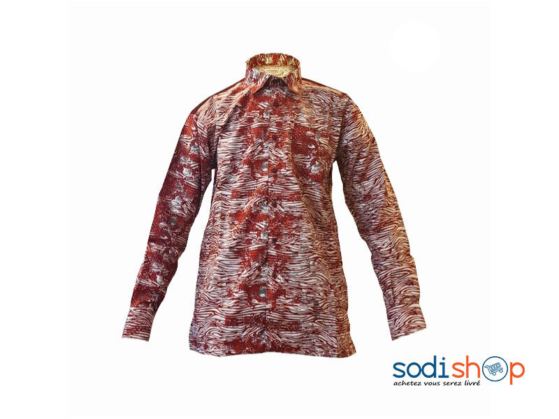 Chemise Manche Longue en Woodin Motif Imprimé L MJ0021