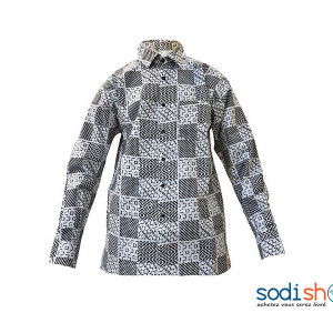 Chemise Manche Longue en Woodin Motif Imprimé L MJ0021