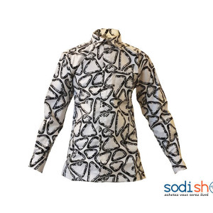 Chemise Manche Longue en Woodin Motif Imprimé M MJ0021