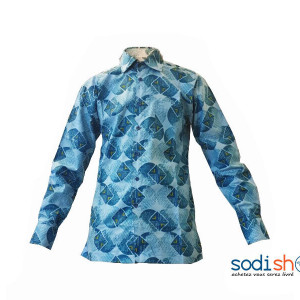 Chemise Manche Longue en Woodin Motif Imprimé XL MJ0021