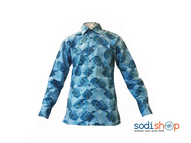 Chemise Manche Longue en Woodin Motif Imprimé XL MJ0021
