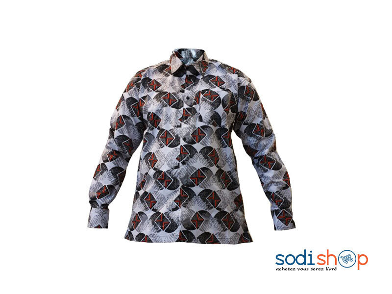 Chemise Manche Longue en Woodin Motif Imprimé XL MJ0021