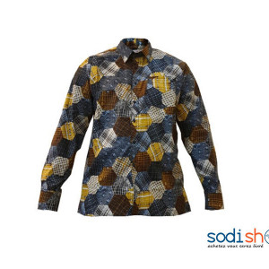 Chemise Manche Longue en Woodin Motif Imprimé XL MJ0021