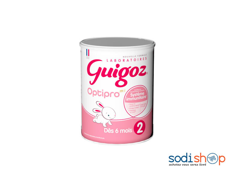 Guigoz 2 Optipro - Nouvelle Formule - Lait De 2ème Âge 400g - KF00116