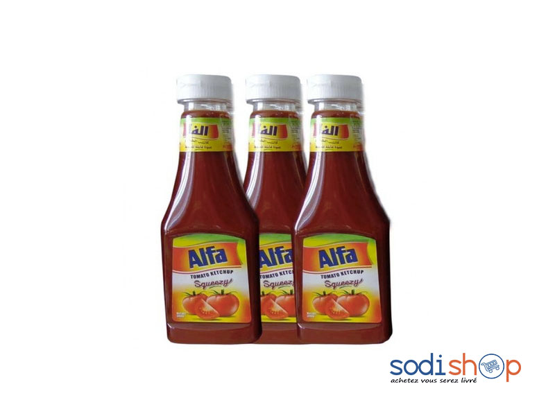 Ketchup Alfa - Sauce Tomate Fraîche 340g KF00116