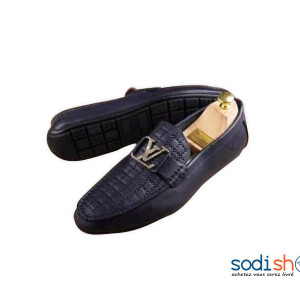 Mocassin En Cuir Avec Gravure - Louis Vuitton KR00124
