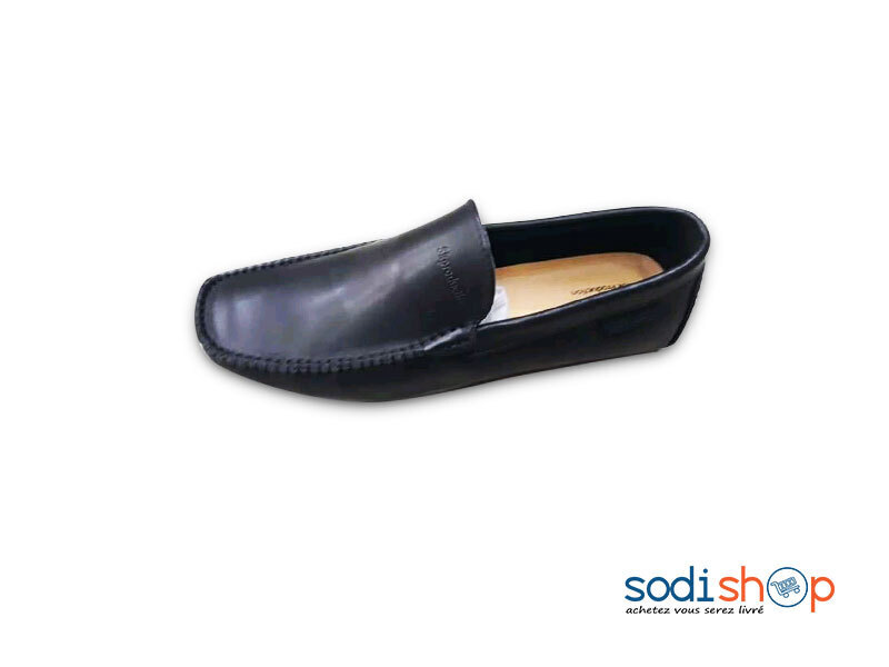 Mocassin Pour Homme - En Cuir Noir KO00124