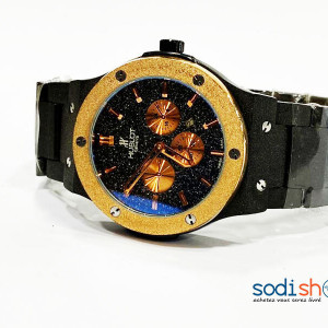 Montre Hublot Pour Homme Couleur Noir et Doré DI0026