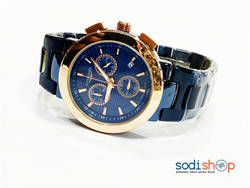 Montre Pour Homme - LONGINES Couleur Bleu Foncé DI0026