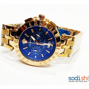 Montre Pour Homme - VERSACE En Acier - Couleur Dorée DI0026