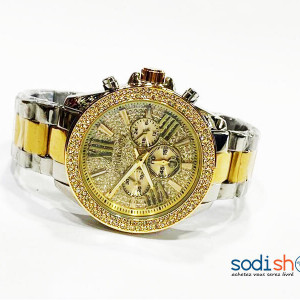 Montre de Luxe Pour Homme Argent et Doré DI0026