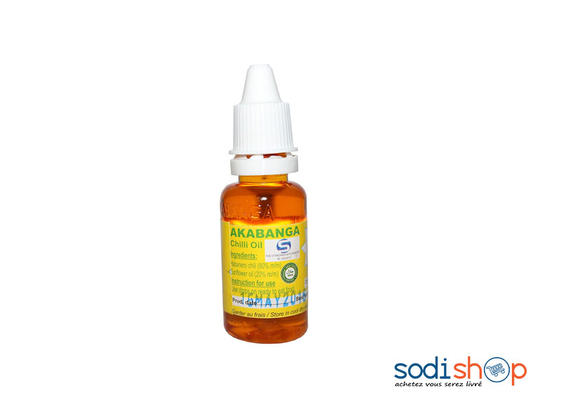 Akabanga Chili oil - Huile de piment extra fort du Rwanda- 20ml
