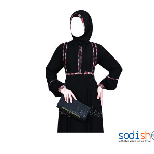 Hijab Vêtement Tendance Pour Femme - Couleur Noir AJ00128