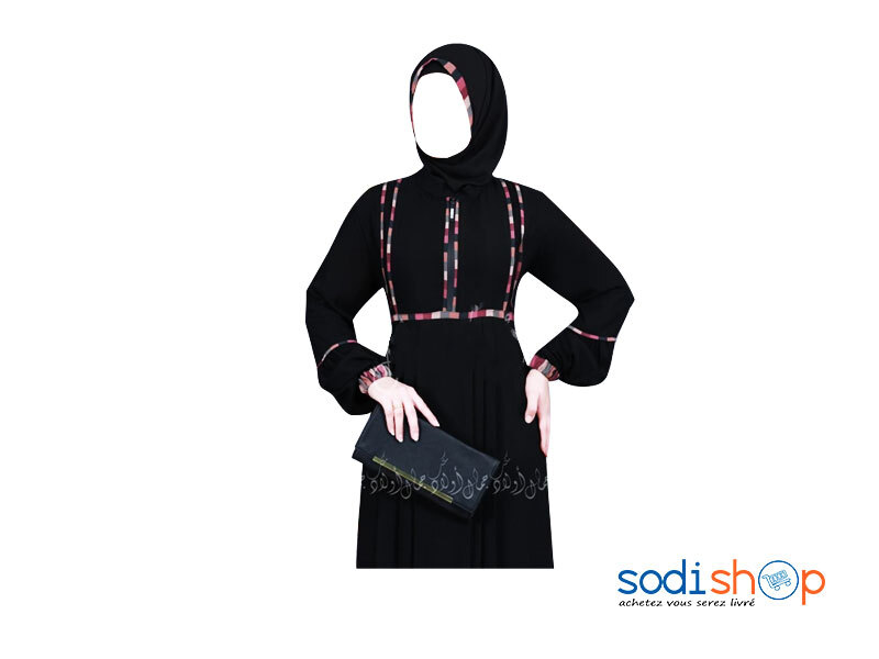 Hijab Vêtement Tendance Pour Femme - Couleur Noir AJ00128
