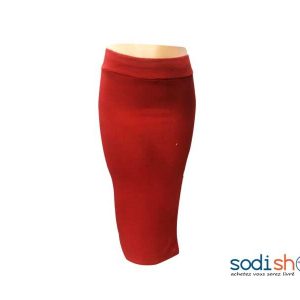 Jupe Classique - Ultra Stylée Couleur Rouge MKS00133