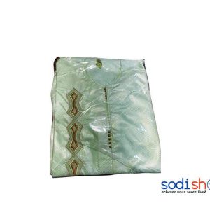 Boubou en Bazin Getzner Brodé Trois Quart Taille XL DD00132