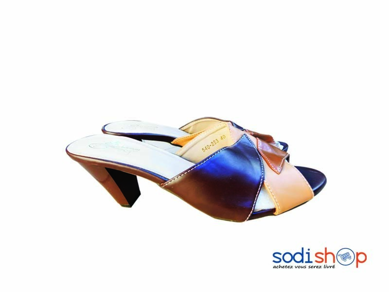 Chaussure à Talon Pour Femme Couleur Marron KS0009