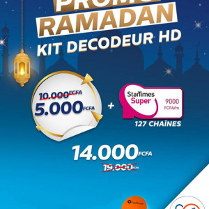 Décodeur StarTimes + Abonnement Super- Résolution HD