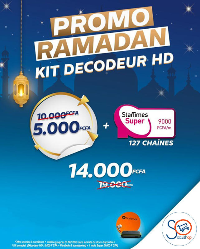 Décodeur StarTimes + Abonnement Super- Résolution HD