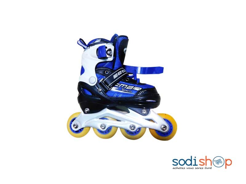 Roller à Quatre Roues - Patin à Roulettes Vitesse Optimale Couleur Bleu Pour Enfant SS0015