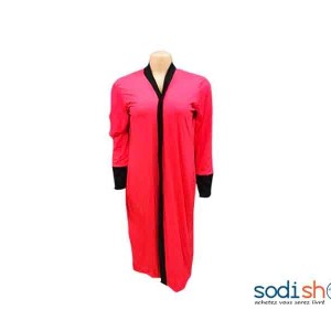 Robe Pour Femme - Type Kimono Couleur Rouge MKS00133
