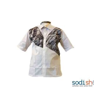 Chemise Manche Courte Pour Homme Motif Imprimé MJ0021