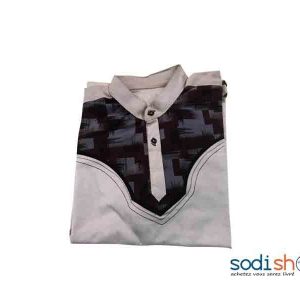 Chemise Mode Africaine à Col Classique Manche Courte XL MKS00133